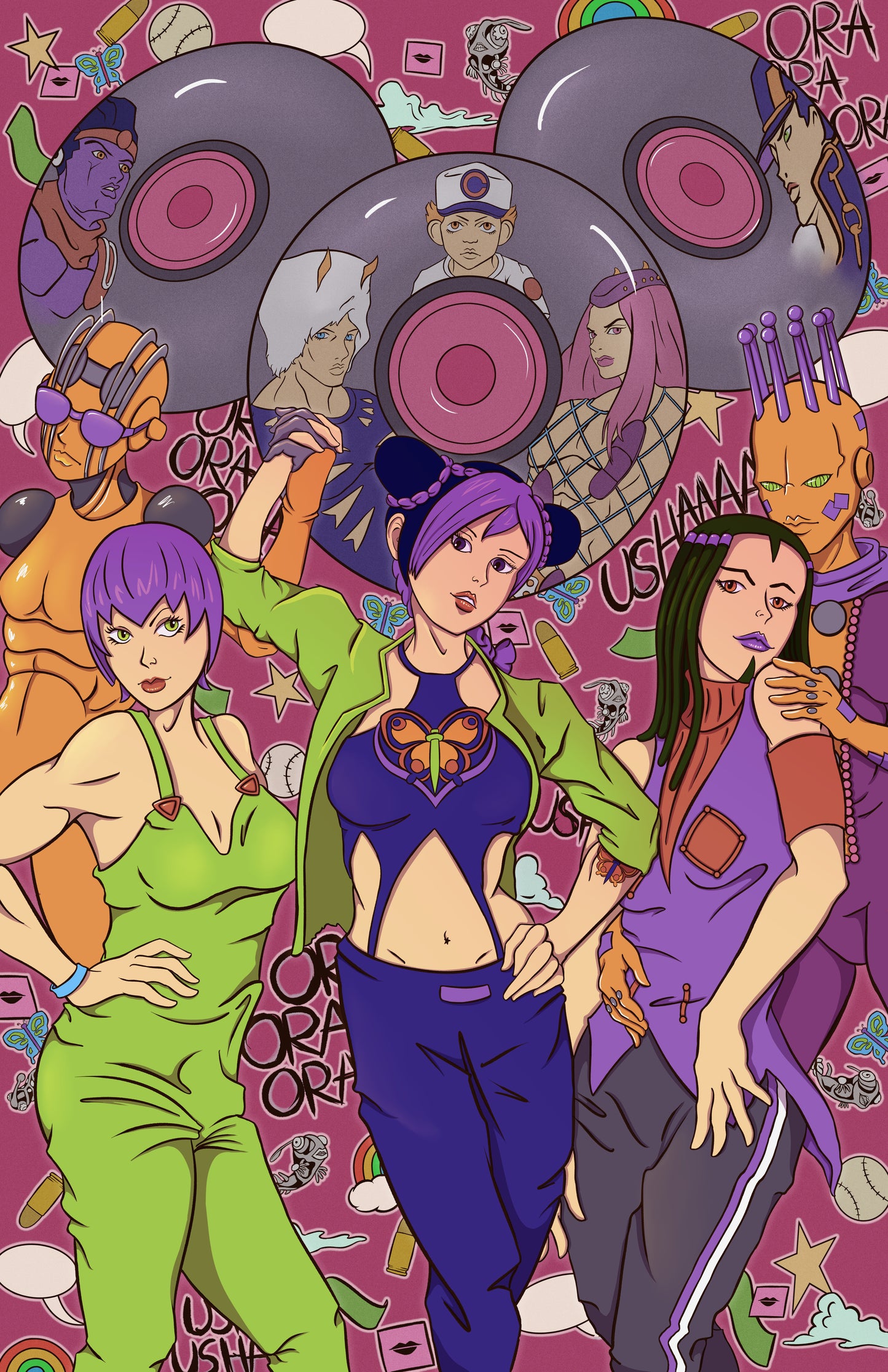 JoJo's Bizarre Adventure - Stone Ocean Girls