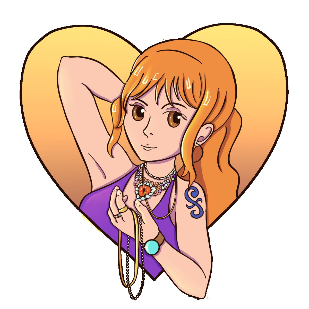 One Piece Kiss Cut Stickers