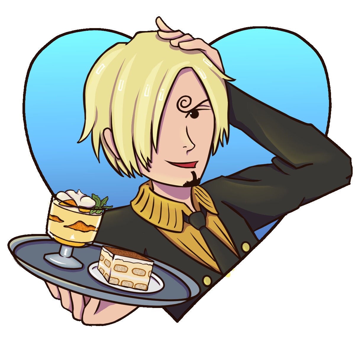 One Piece Kiss Cut Stickers