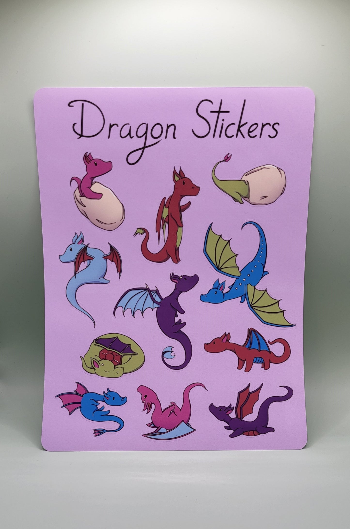 Baby Dragon Sticker Sheet