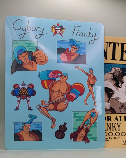 One Piece Sticker Sheets