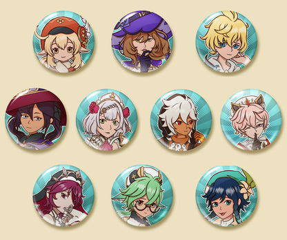 Genshin Impact Pins - Mondstadt