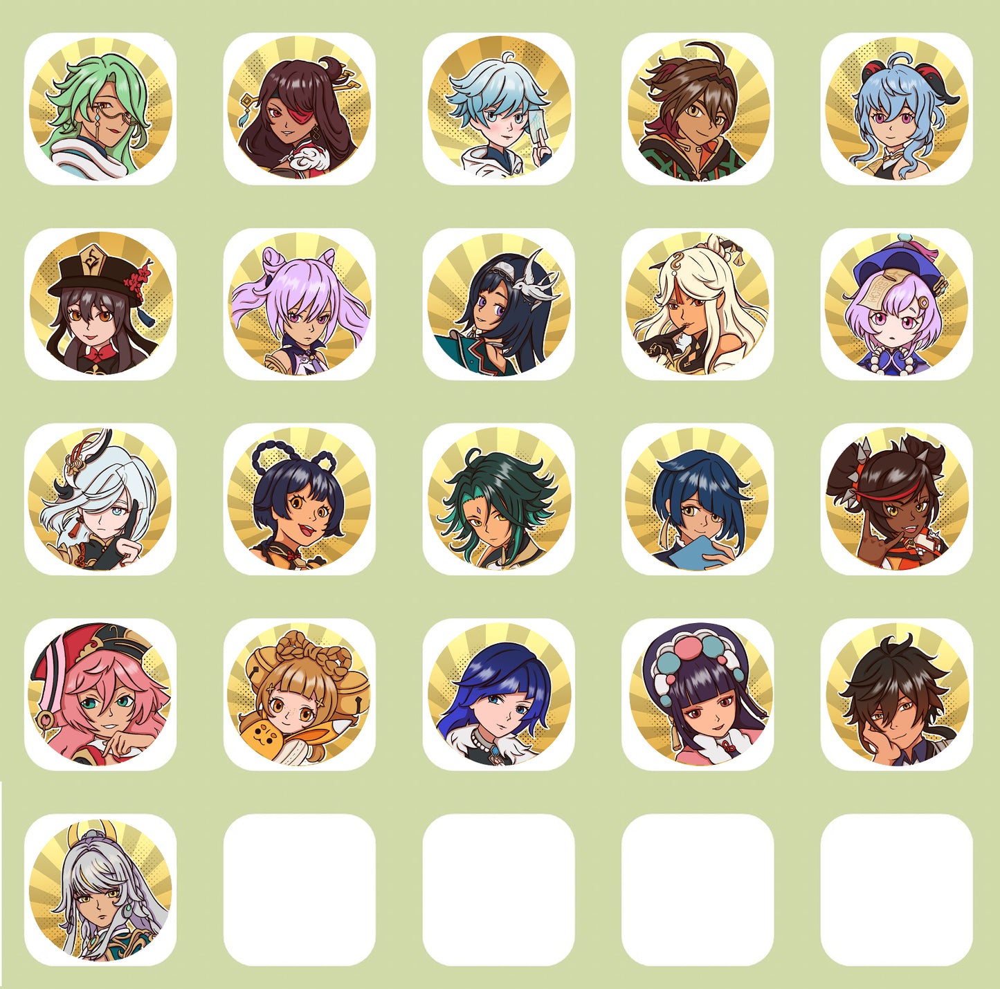 Genshin Impact Pins - Liyue