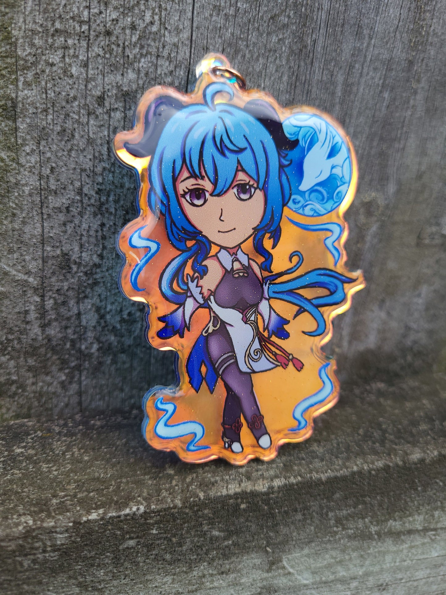 Genshin Impact Acrylic Charm | Keychain | Rainbow Acrylic