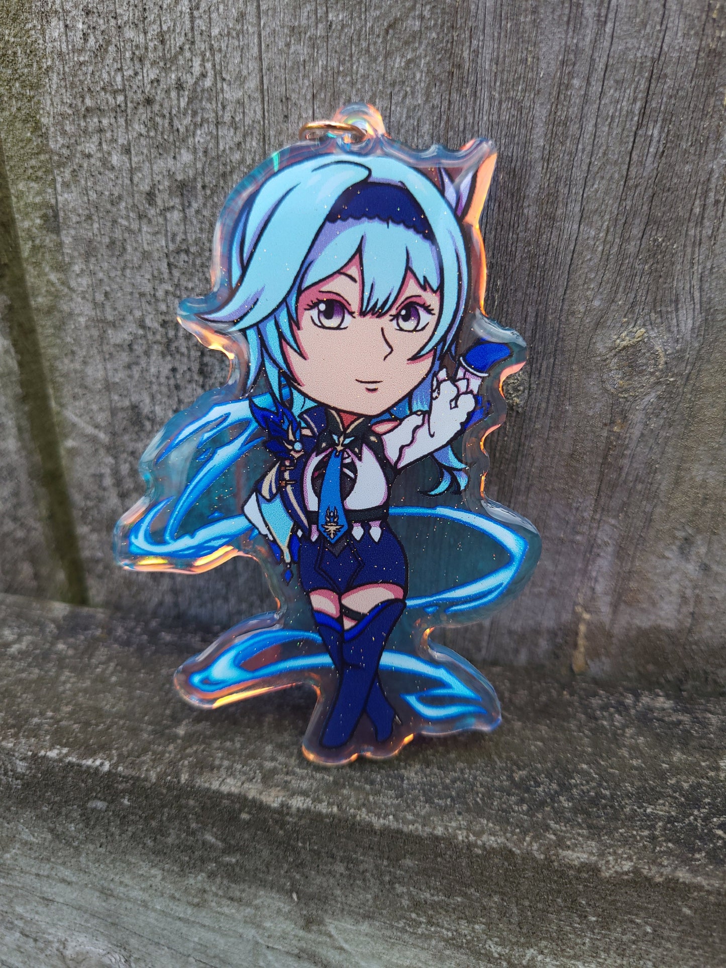 Genshin Impact Acrylic Charm | Keychain | Rainbow Acrylic