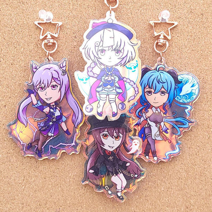 Genshin Impact Acrylic Charm | Keychain | Rainbow Acrylic