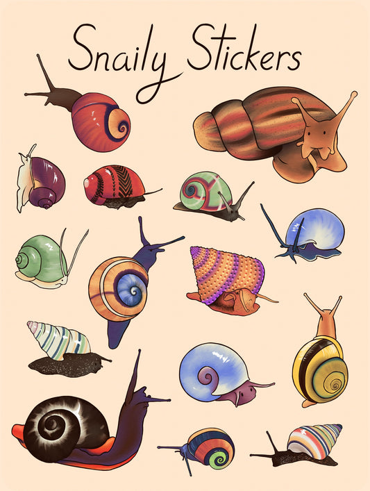 Snail Sticker Sheet